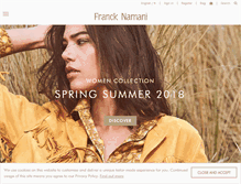 Tablet Screenshot of francknamani.com